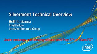 Intel Silvermont Technical Overview - Slide 01